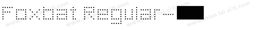 Foxbat Regular字体转换
